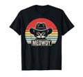 Meowdy Cat Cowboy Hat Funny T-Shirt - Aesthetic Graphic Men Women - T-Shirt, Sweatshirt, Hoodie