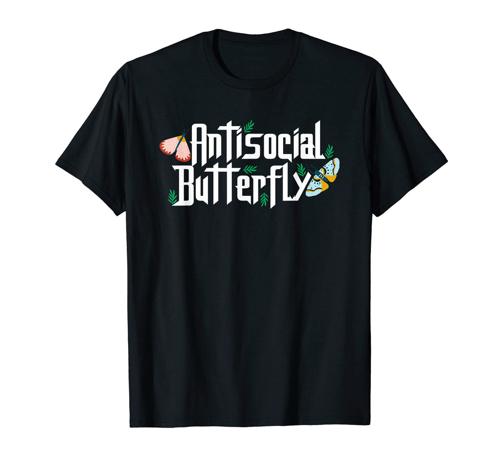 Antisocial Butterfly Insect Monarch T-Shirt - Custom Art Print for Adults - T-Shirt, Sweatshirt, Hoodie
