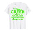 Mental Health I Wear Green Mental Health T-Shirt - Custom Art Print Unisex - T-Shirt, Sweatshirt, Hoodie