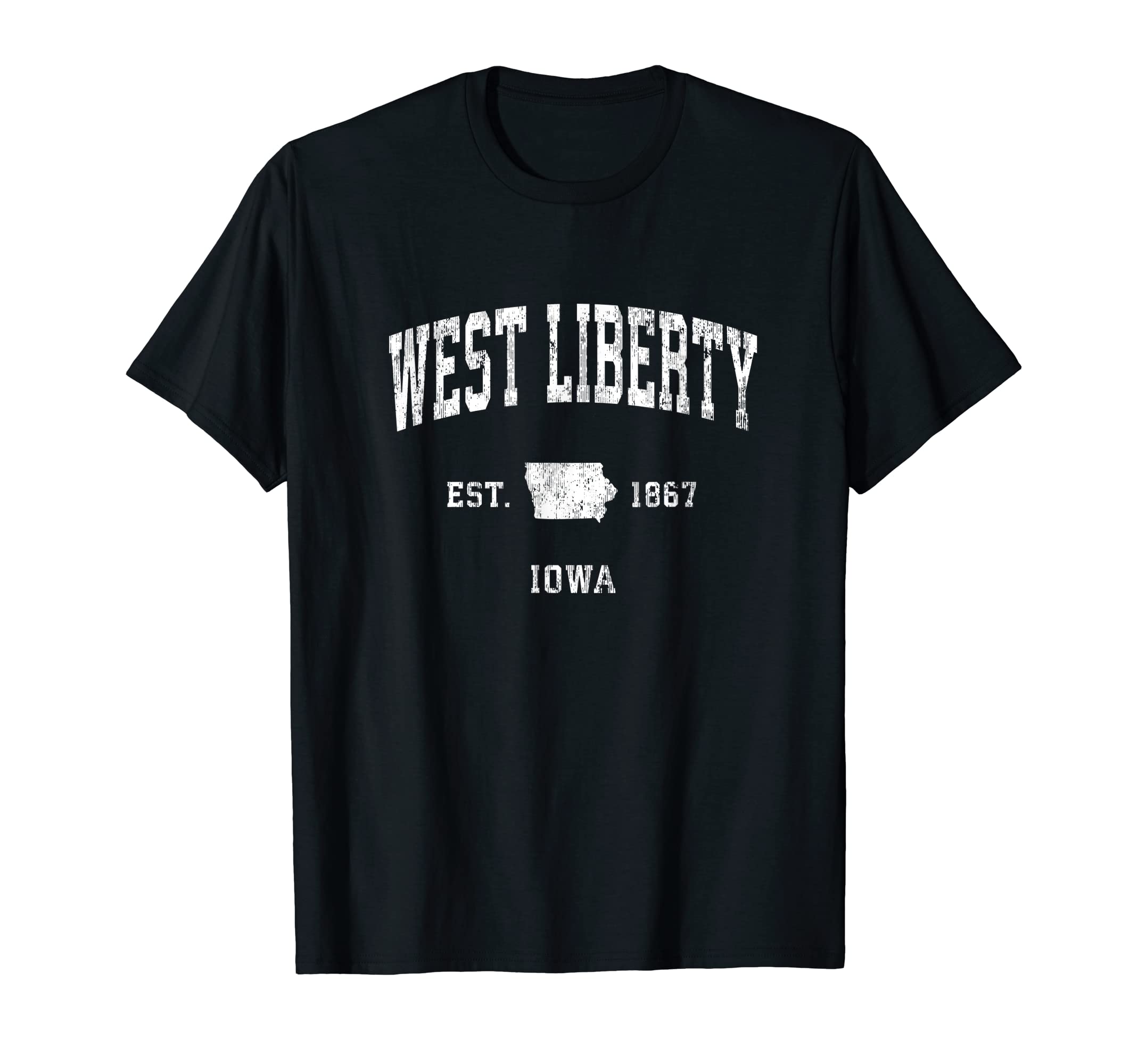 West Liberty Iowa Ia Athletic Sports T-Shirt - Graphic Print Men Women - T-Shirt, Sweatshirt, Hoodie