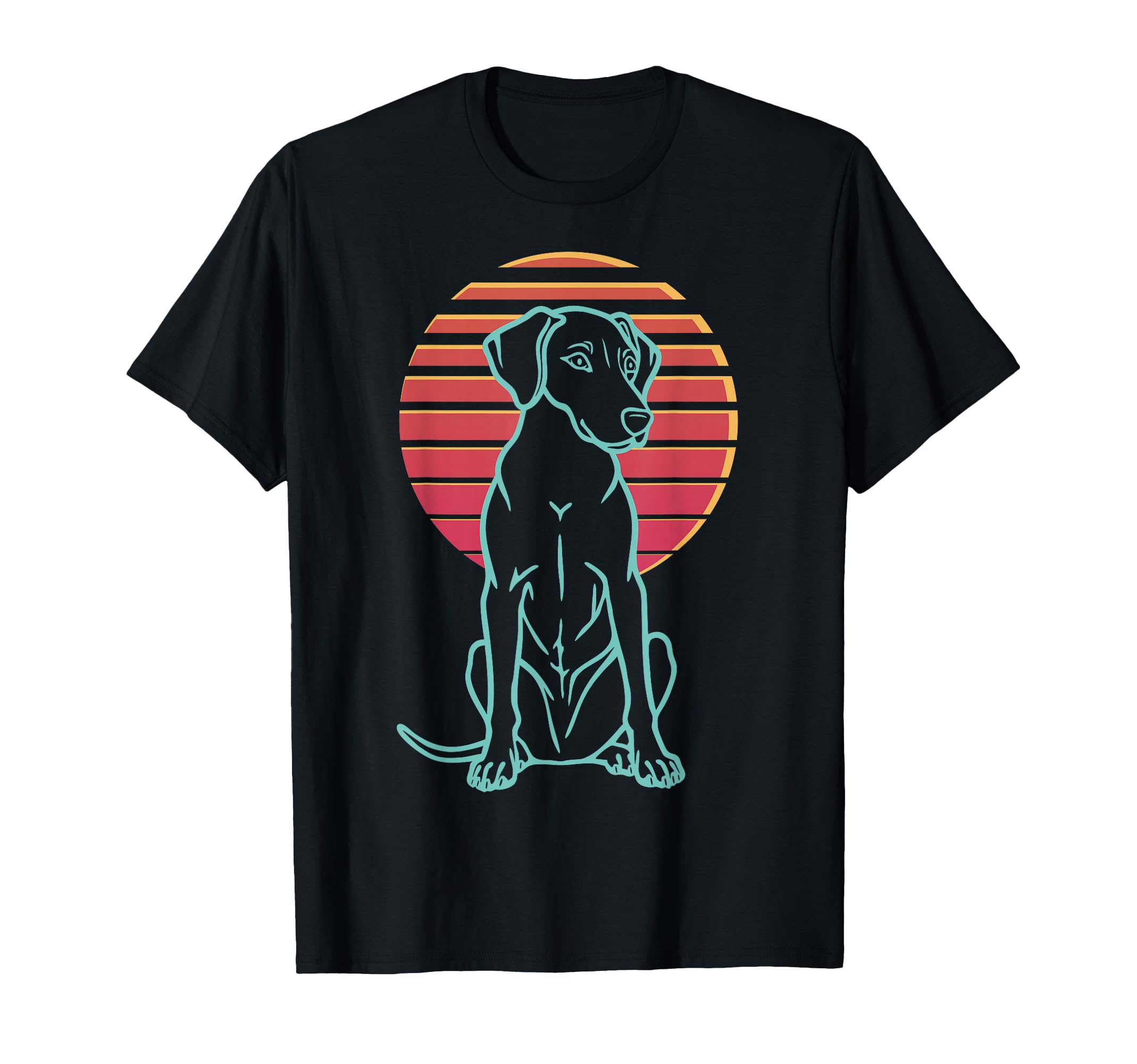 Vizsla Lover Dog Owner Synthwave 80S T-Shirt - Unique Graphic Unisex - T-Shirt, Sweatshirt, Hoodie