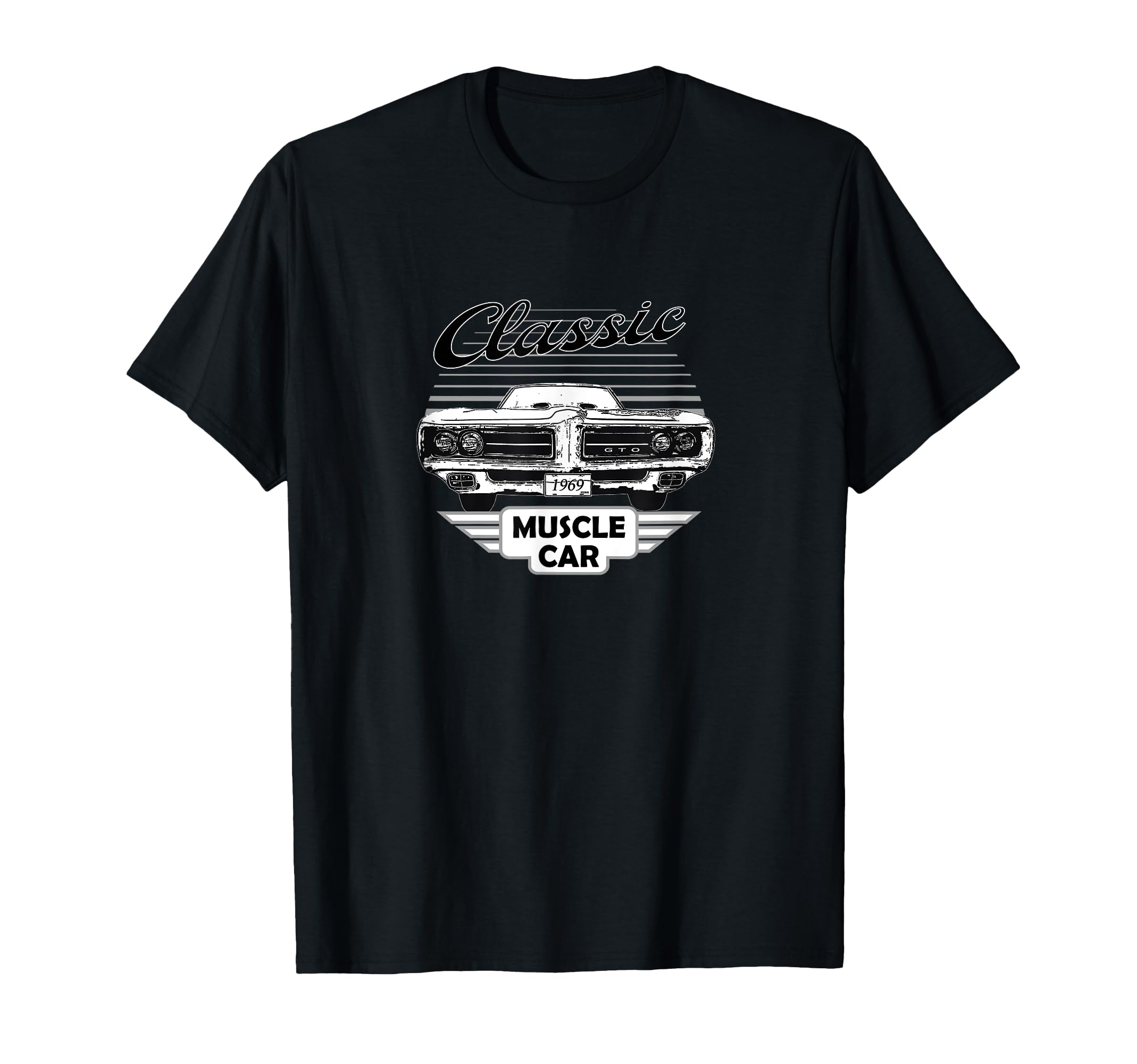Gto American Muscle Car 70S T-Shirt - Trendy Graphic Unisex - T-Shirt, Sweatshirt, Hoodie