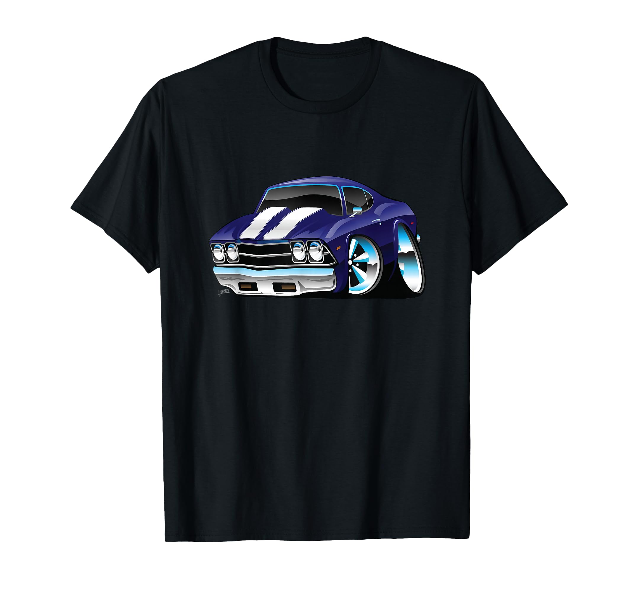 Sixties Muscle Car Funny Hotrod Car T-Shirt - Fun Novelty Design Men Women - T-Shirt, Sweatshirt, Hoodie