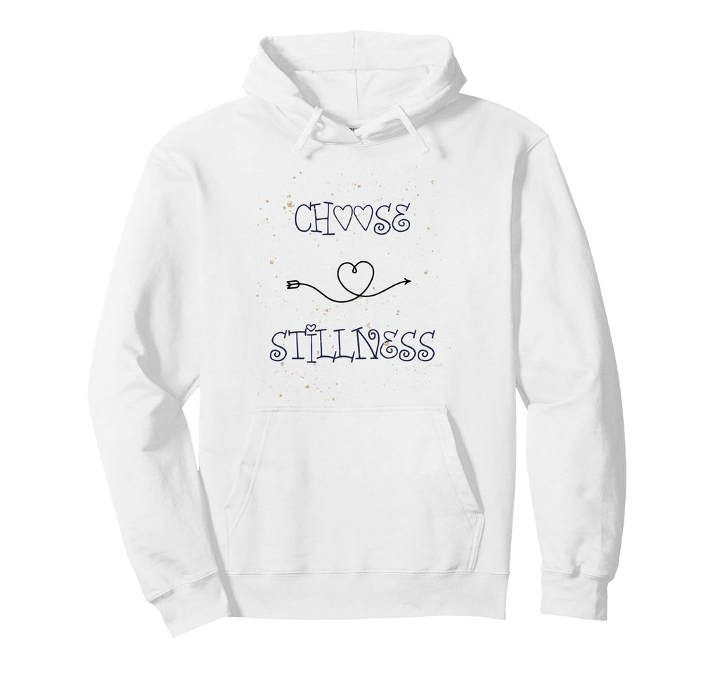 Choose Stillness Minimalist Heart Arrow Hoodie - Aesthetic Graphic Unisex - T-Shirt, Sweatshirt, Hoodie