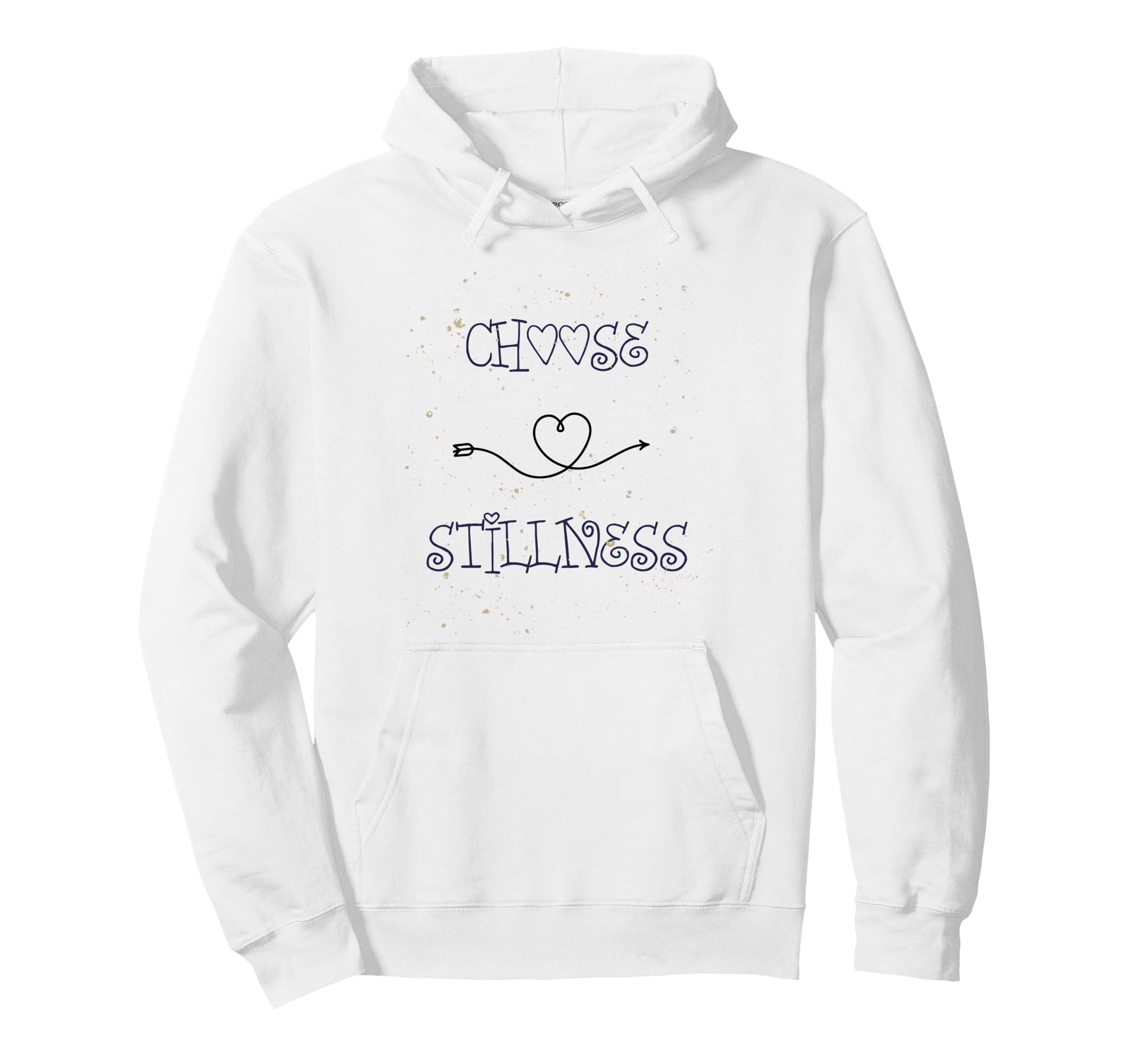 Choose Stillness Minimalist Heart Arrow Hoodie - Aesthetic Graphic Unisex - T-Shirt, Sweatshirt, Hoodie