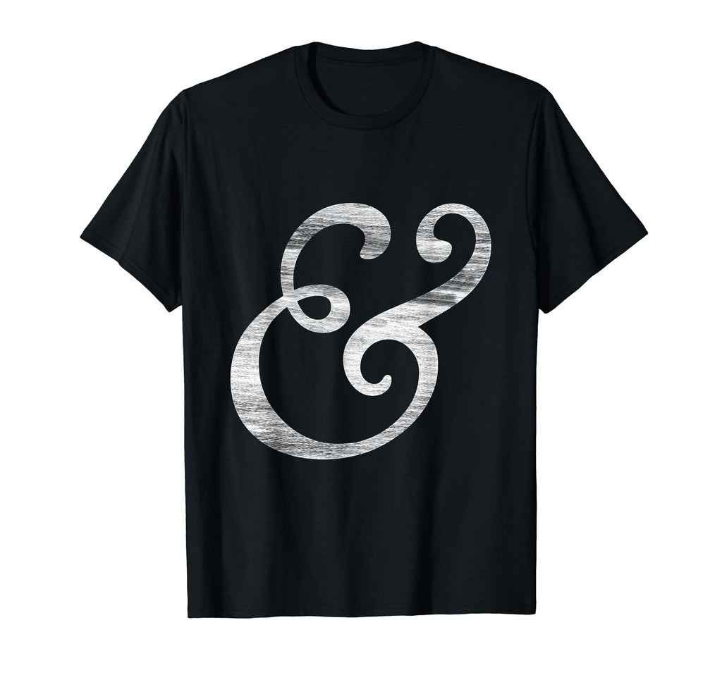 Goudy Old Italic Ampersand Typography T-Shirt - Aesthetic Graphic Unisex - T-Shirt, Sweatshirt, Hoodie