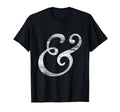 Goudy Old Italic Ampersand Typography T-Shirt - Aesthetic Graphic Unisex - T-Shirt, Sweatshirt, Hoodie