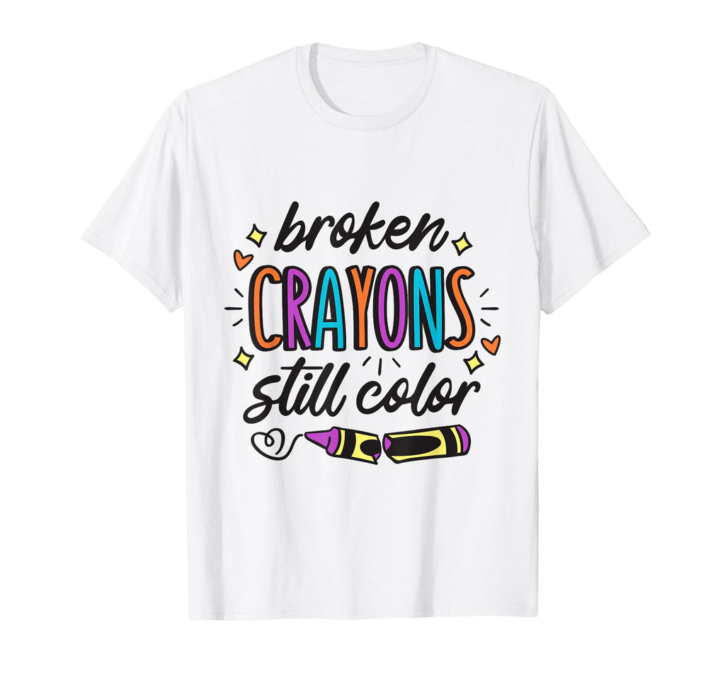 Mental Health Awareness Broken T-Shirt - Casual Everyday Wear Men Women - T-Shirt, Sweatshirt, Hoodie