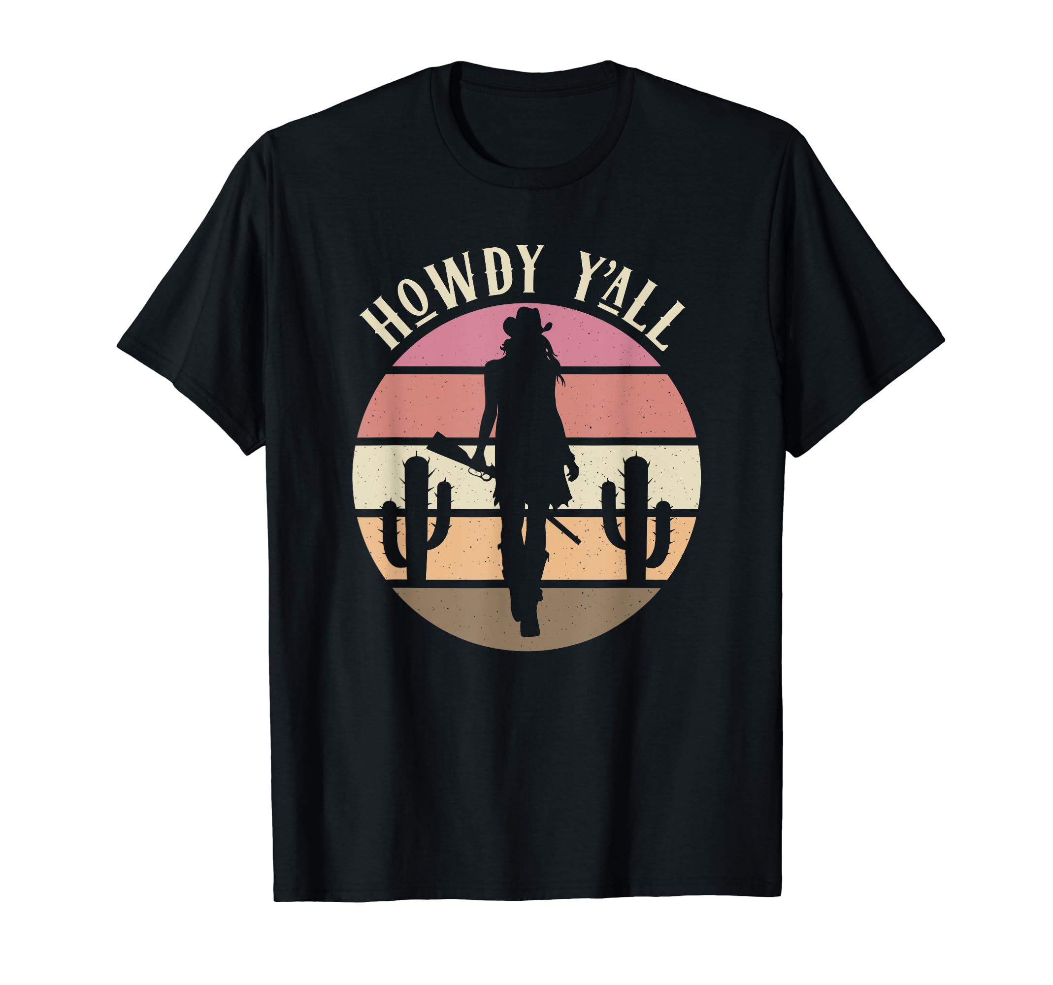Howdy Yall Wild West Sexy Cowgirl T-Shirt - Aesthetic Graphic Unisex - T-Shirt, Sweatshirt, Hoodie