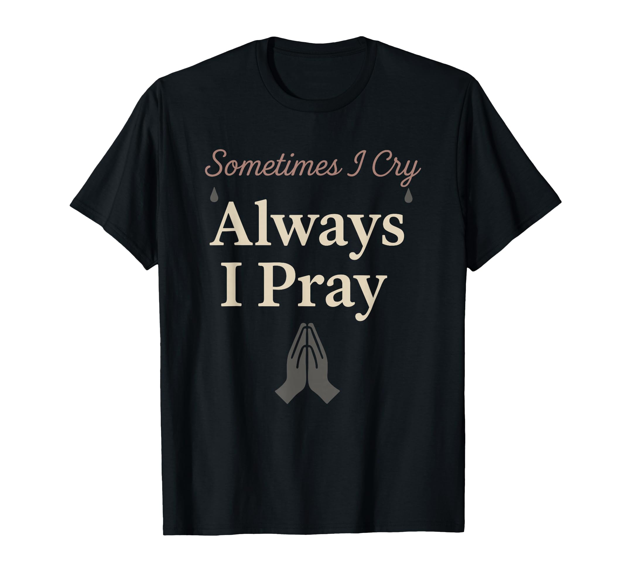 Christian Wife Anxiety Faith Mental Health T-Shirt - Graphic Print Unisex - T-Shirt, Sweatshirt, Hoodie