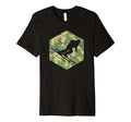 70S Skiing Geometric Shape Ski T-Shirt - Graphic Print for Adults - T-Shirt, Sweatshirt, Hoodie