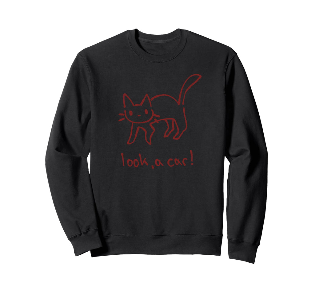 Tomcat Kitten Cat Meme Car Sweatshirt - Minimalist Print Men Women - T-Shirt, Sweatshirt, Hoodie