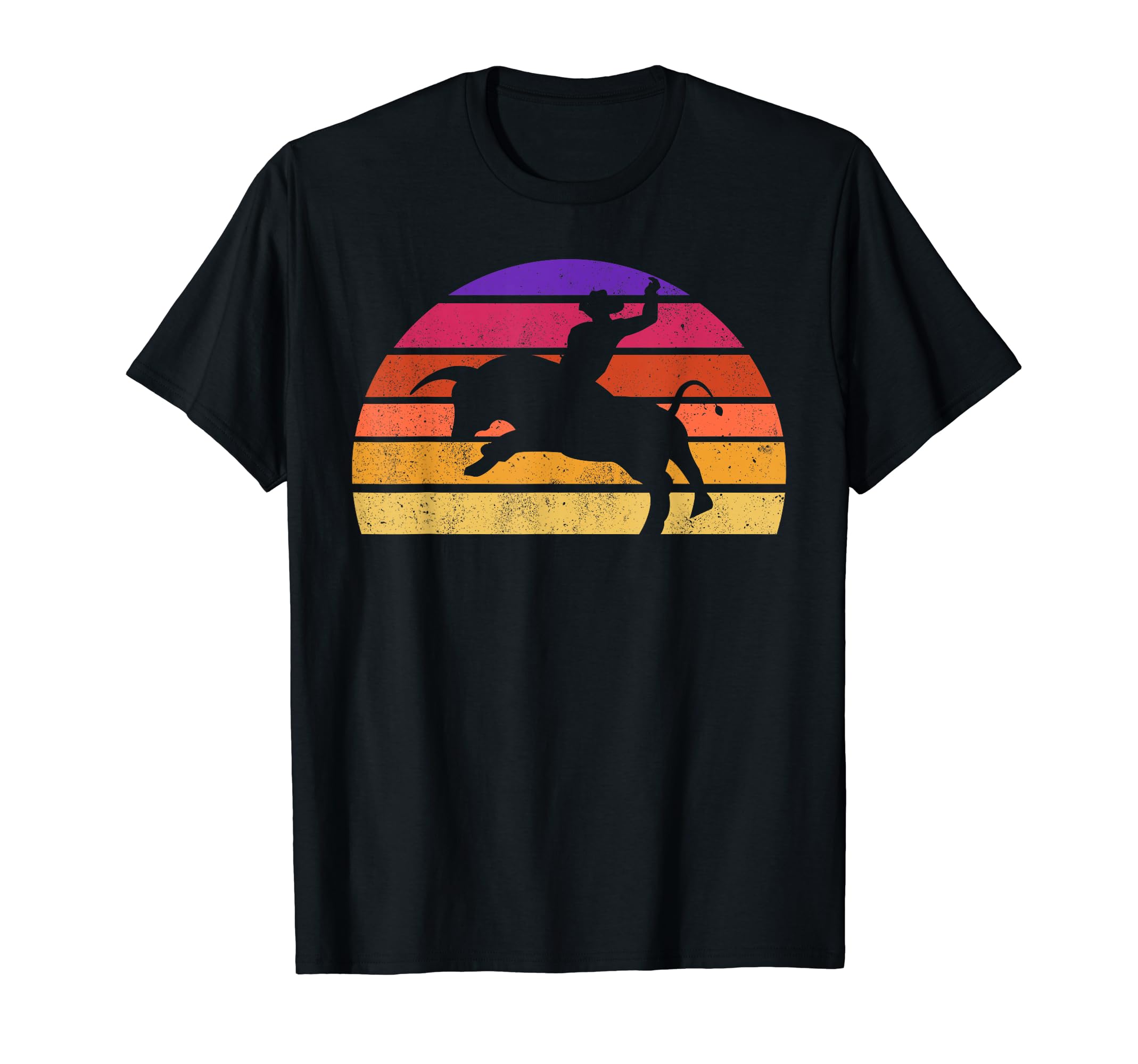 Bull Riding Western Rider Rodeo Cowboy T-Shirt - Graphic Print Men Women - T-Shirt, Sweatshirt, Hoodie