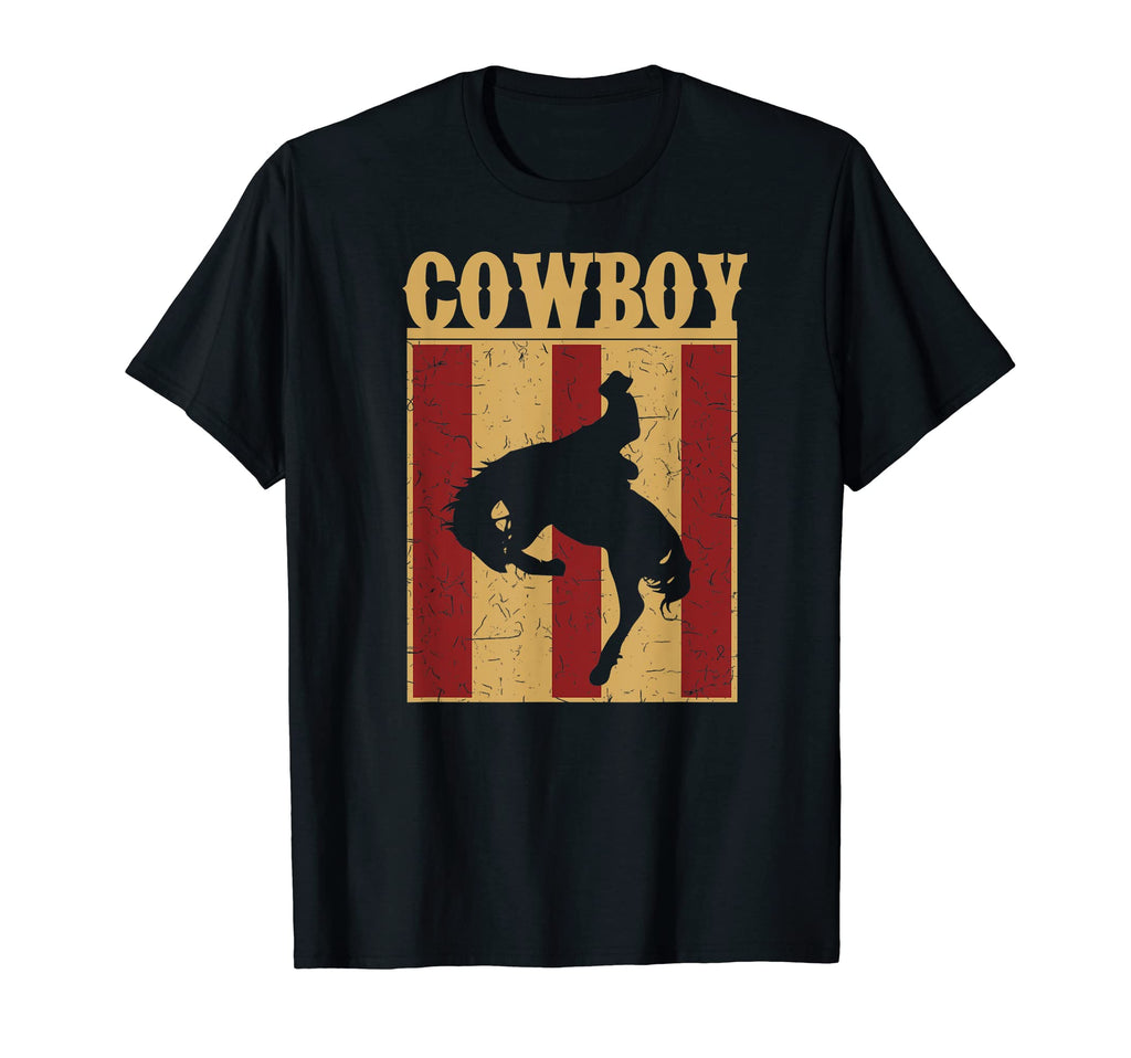 Cowboy Rodeo Cow Bucking T-Shirt - Fun Novelty Design Unisex - T-Shirt, Sweatshirt, Hoodie