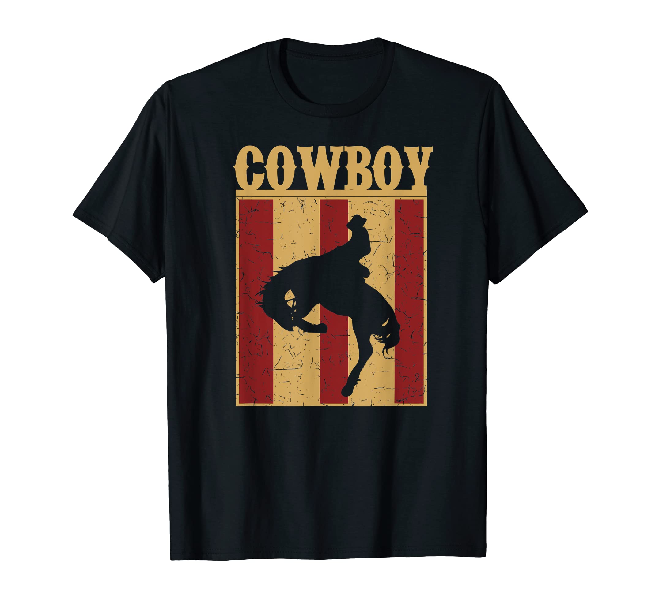 Cowboy Rodeo Cow Bucking T-Shirt - Fun Novelty Design Unisex - T-Shirt, Sweatshirt, Hoodie