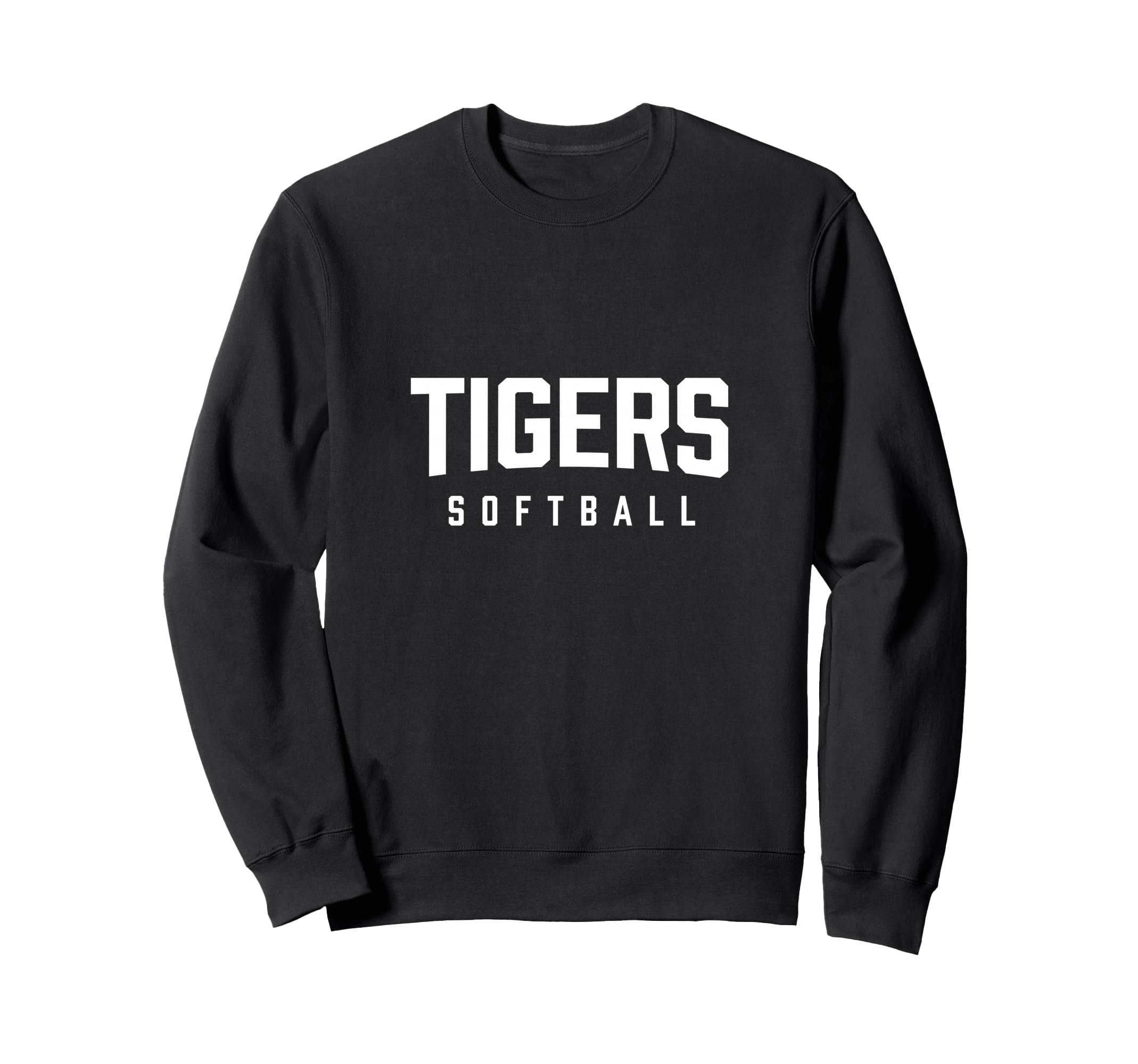 Tiger Inspired Softball Sweatshirt - Casual Everyday Wear Unisex - T-Shirt, Sweatshirt, Hoodie