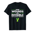 Green Ribbon Warrior Supporters Mental T-Shirt - Novelty Apparel Unisex - T-Shirt, Sweatshirt, Hoodie