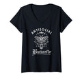 Womens Antisocial Butterfly Grunge T-Shirt - Fun Novelty Design Unisex - T-Shirt, Sweatshirt, Hoodie