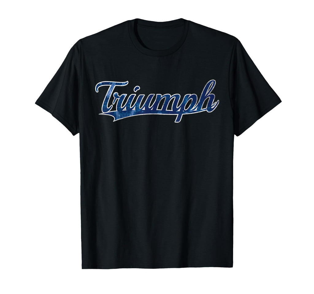 Triumph Victory Success Varsity Throwback T-Shirt - Trendy Graphic Unisex - T-Shirt, Sweatshirt, Hoodie