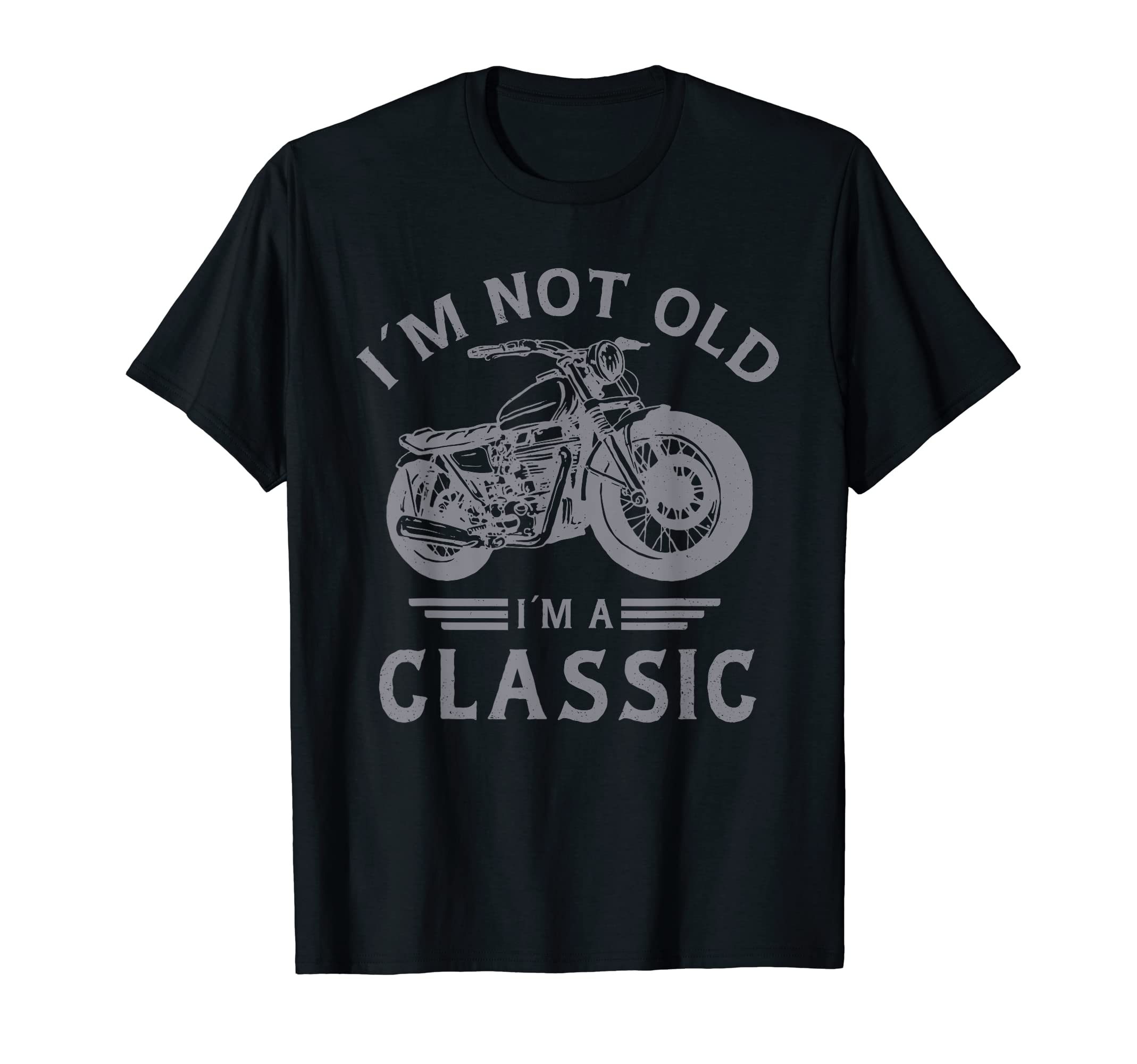 Mens Grandad Birthday Motorbike Funny T-Shirt - Unique Graphic Men Women - T-Shirt, Sweatshirt, Hoodie