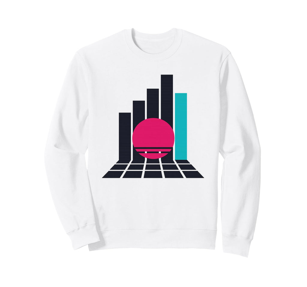 80S Synthwave Sweatshirt - Graphic Print for Adults - T-Shirt, Sweatshirt, Hoodie