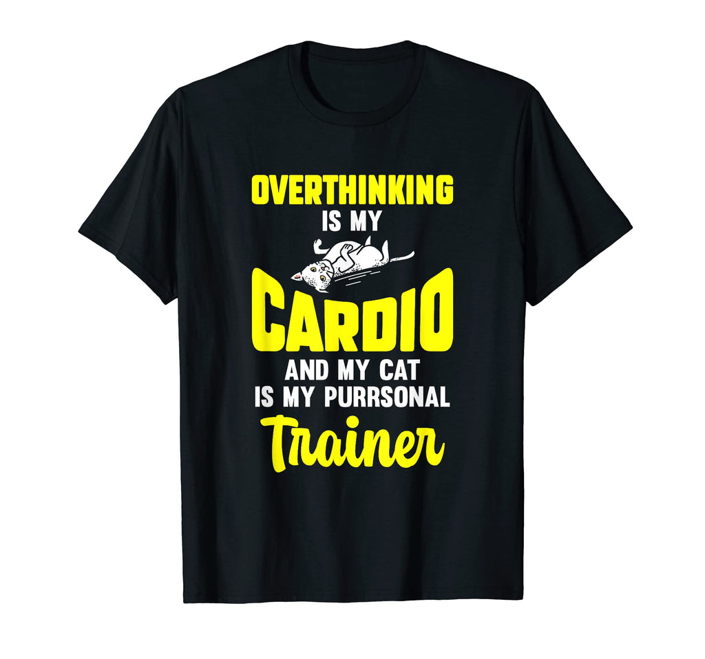 Cat Lover Overthinker Pet T-Shirt - Custom Art Print Men Women - T-Shirt, Sweatshirt, Hoodie