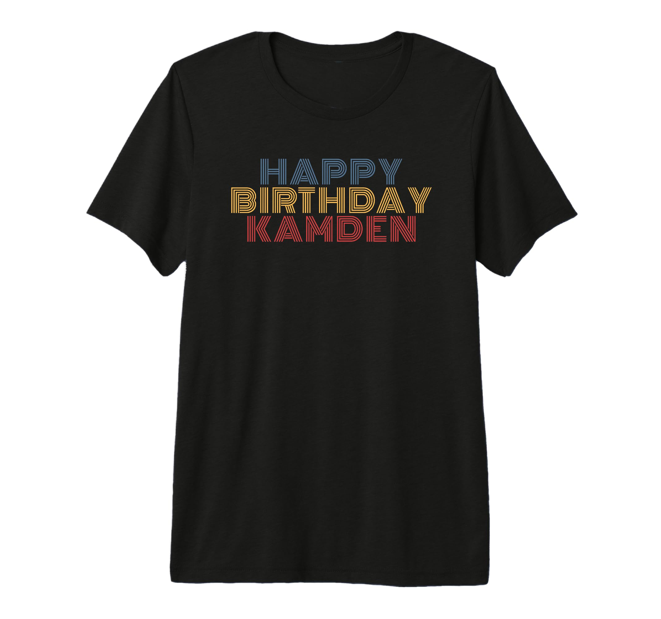 Happy Birthday Kamden Personalized T-Shirt - Custom Art Print for Adults - T-Shirt, Sweatshirt, Hoodie