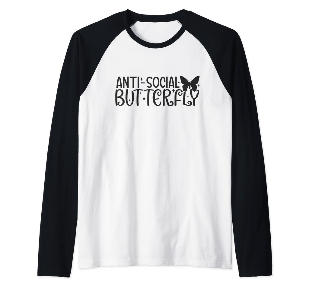 Anti Butterfly Social Shy Sweatshirt - Aesthetic Graphic Men Women - T-Shirt, Sweatshirt, Hoodie