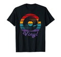 Vinyl Sunset Record Player T-Shirt - Trendy Graphic for Adults - T-Shirt, Sweatshirt, Hoodie