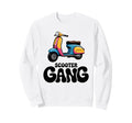 Scooter Gang Rider Crew Sweatshirt - Novelty Apparel Unisex - T-Shirt, Sweatshirt, Hoodie