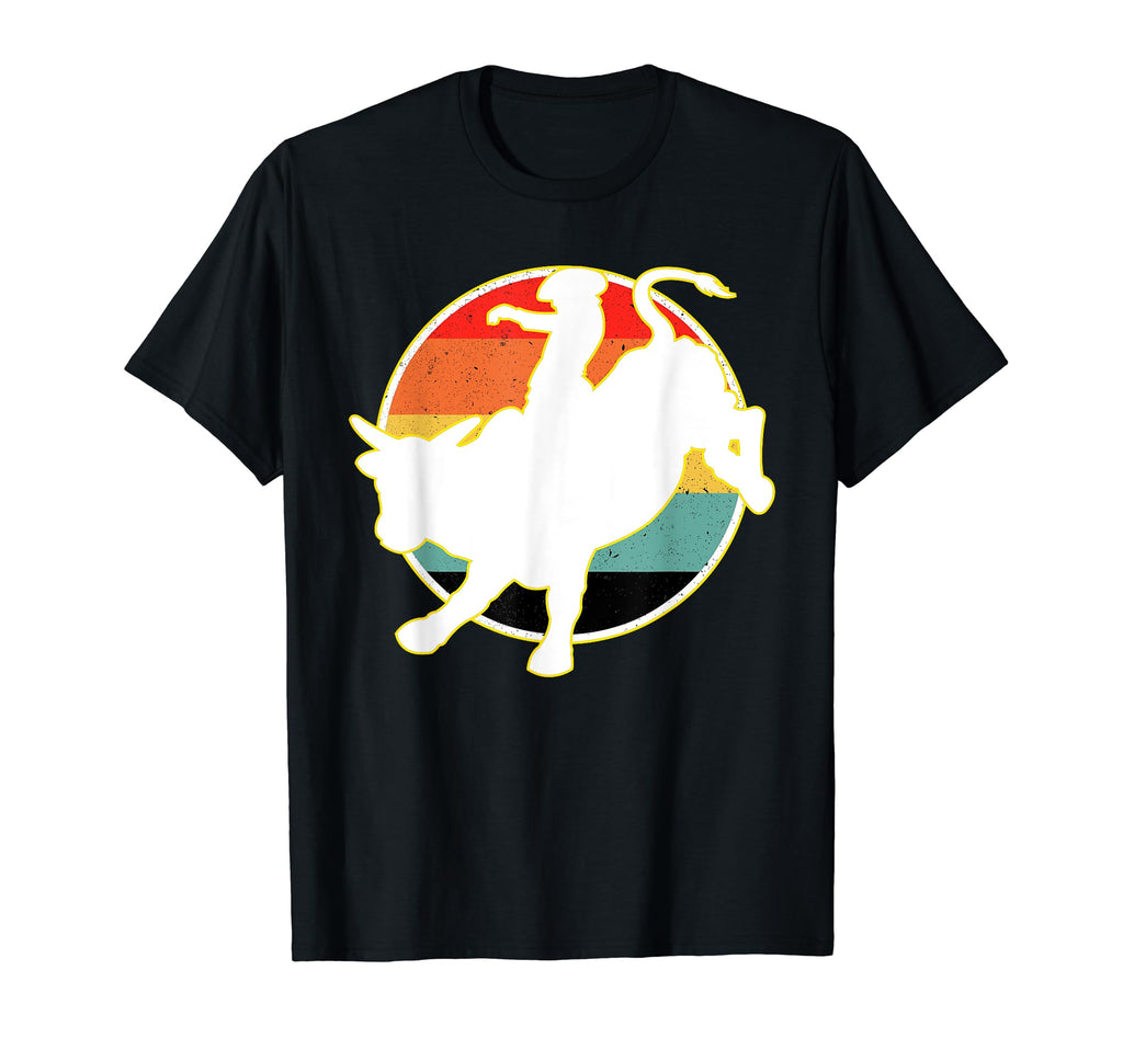 Bucking Bull Riding Rodeo Rider T-Shirt - Fun Novelty Design for Adults - T-Shirt, Sweatshirt, Hoodie