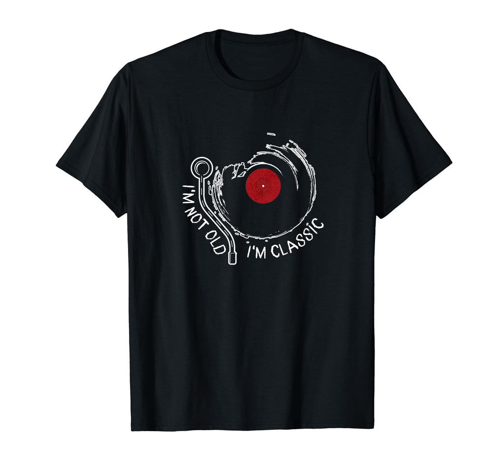 Vinyl Birthday Record Player Present T-Shirt - Trendy Graphic Men Women - T-Shirt, Sweatshirt, Hoodie