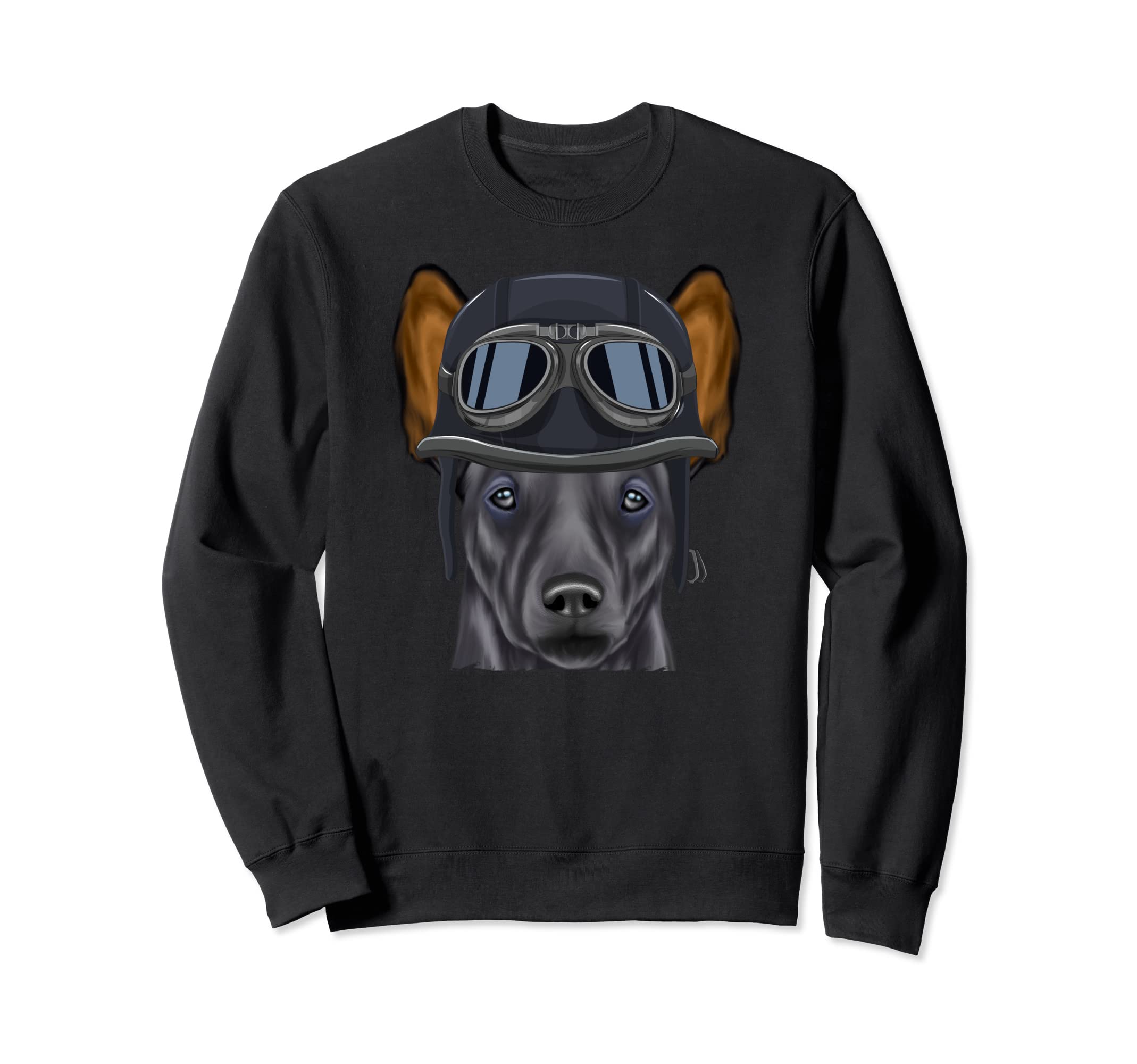 Funny Motorcycle Helmet Sweatshirt - Custom Art Print for Adults - T-Shirt, Sweatshirt, Hoodie