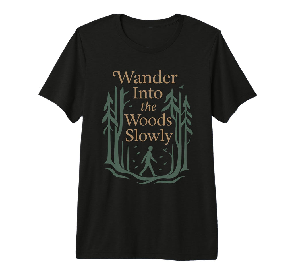Forest Walk Overthinker Mental Reset T-Shirt - Streetwear Style Unisex - T-Shirt, Sweatshirt, Hoodie