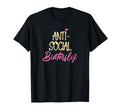 Anti Social Butterfly Funny Introvert T-Shirt - Unique Graphic Men Women - T-Shirt, Sweatshirt, Hoodie