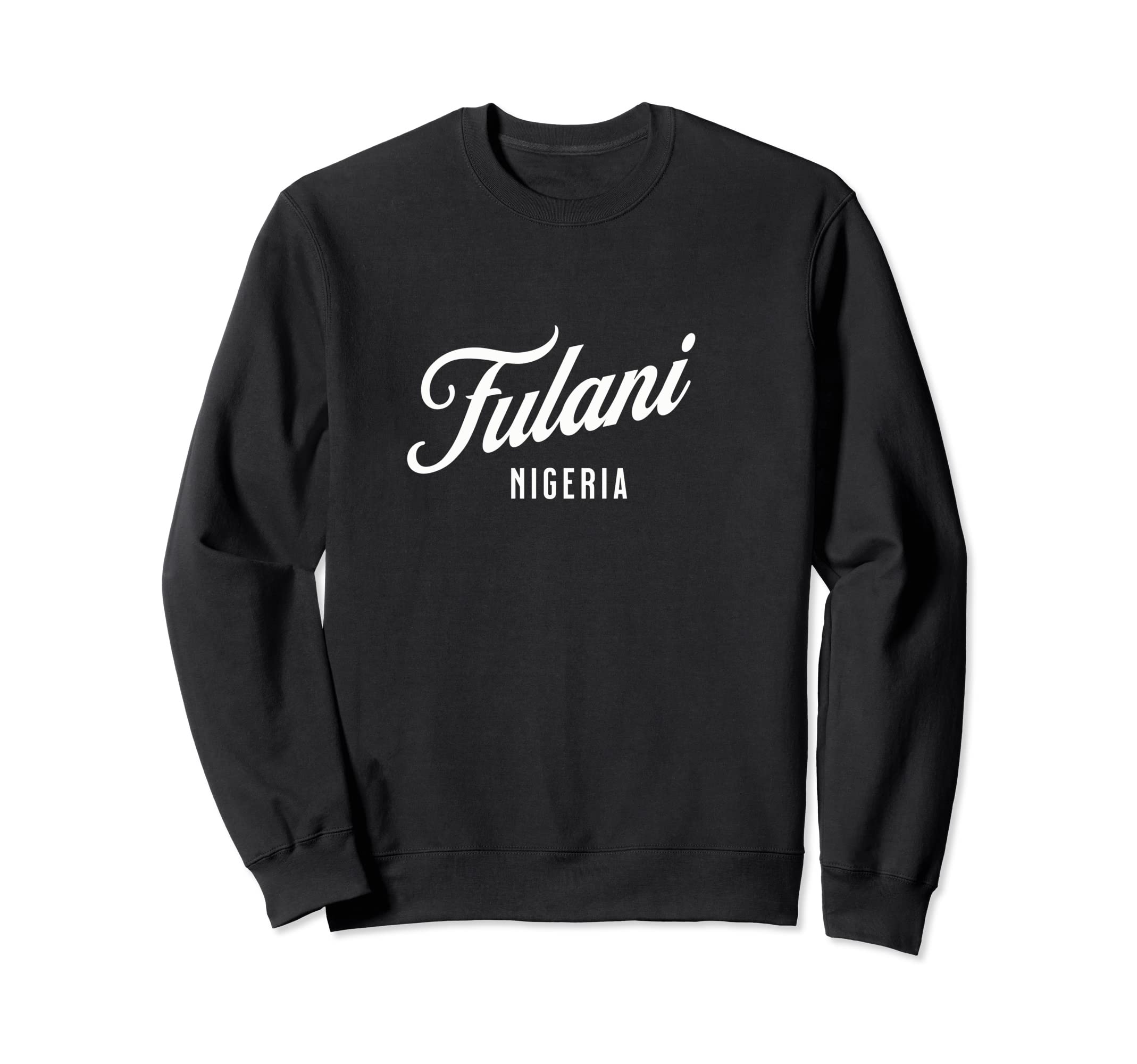 Fulani Nigerian Culture Large Sweatshirt - Minimalist Print Men Women - T-Shirt, Sweatshirt, Hoodie