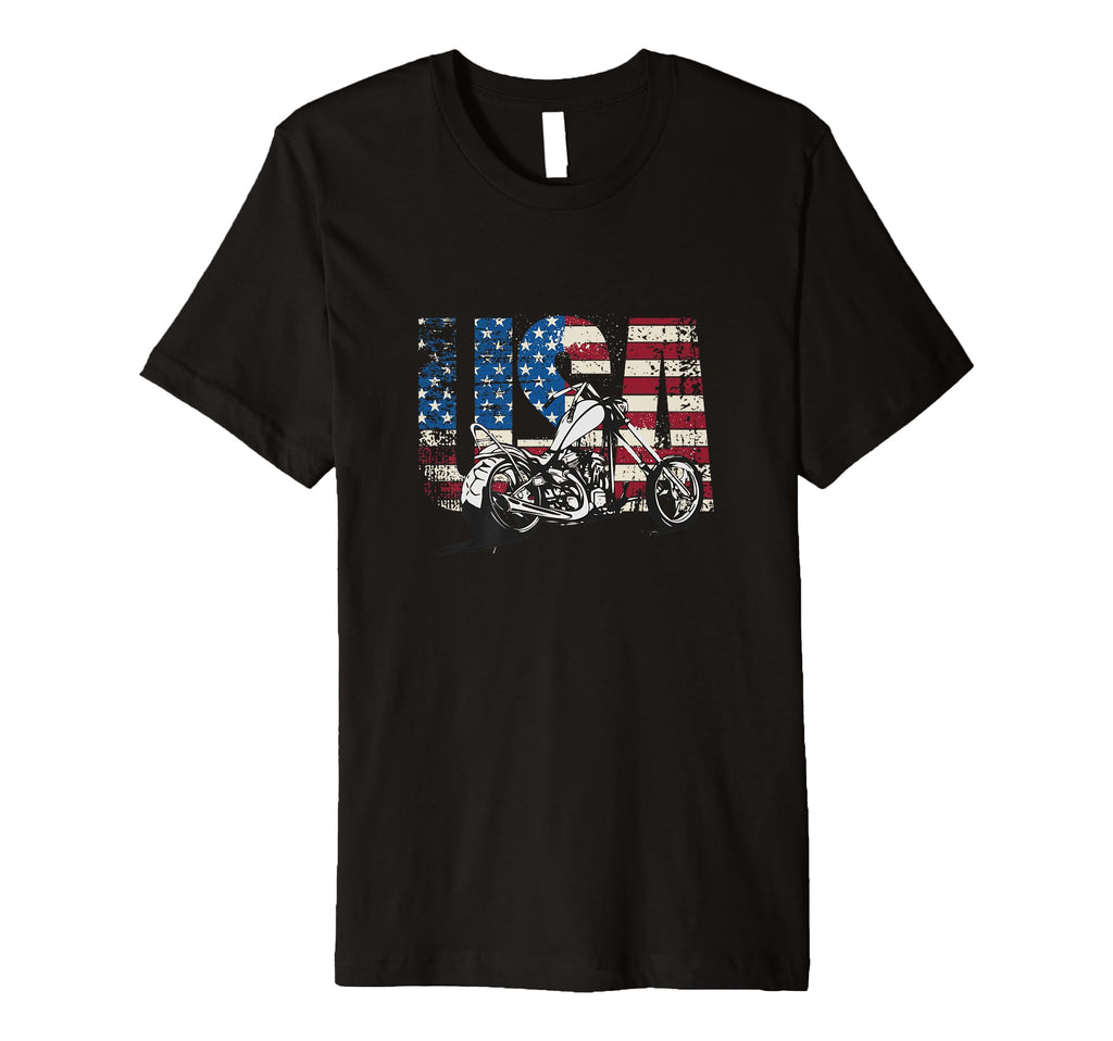 Motorcycle Usa Motorcycle T-Shirt - Minimalist Print Men Women - T-Shirt, Sweatshirt, Hoodie