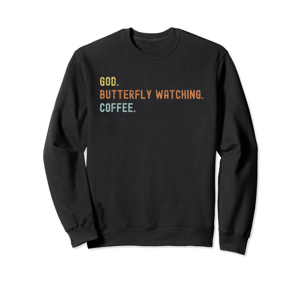 Vintages Butterfly Watching And Sweatshirt - Fun Novelty Design Unisex - T-Shirt, Sweatshirt, Hoodie