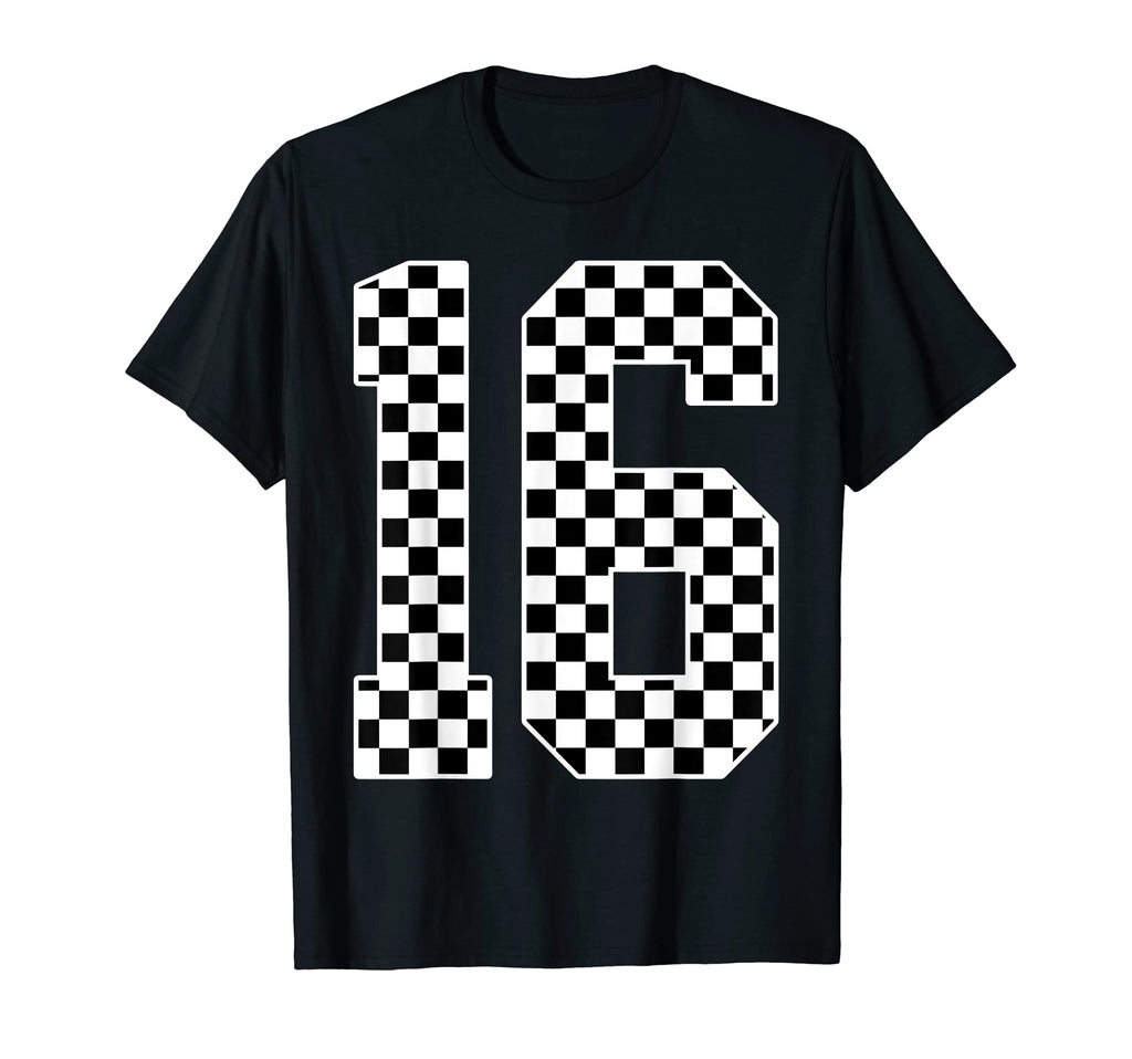 16Th Birthday Race Car Sixteen 16 Year T-Shirt - Unique Graphic for Adults - T-Shirt, Sweatshirt, Hoodie