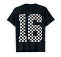 16Th Birthday Race Car Sixteen 16 Year T-Shirt - Unique Graphic for Adults - T-Shirt, Sweatshirt, Hoodie