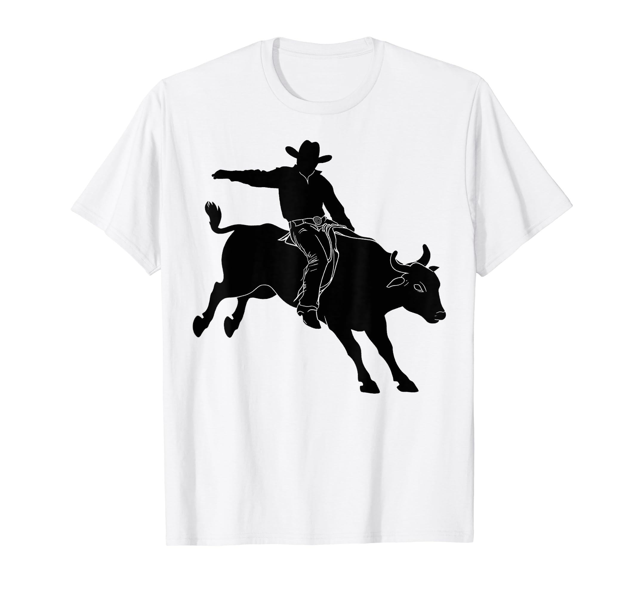 Cowboy Rodeo Horse Riding Usa Cowboy T-Shirt - Minimalist Print Men Women - T-Shirt, Sweatshirt, Hoodie