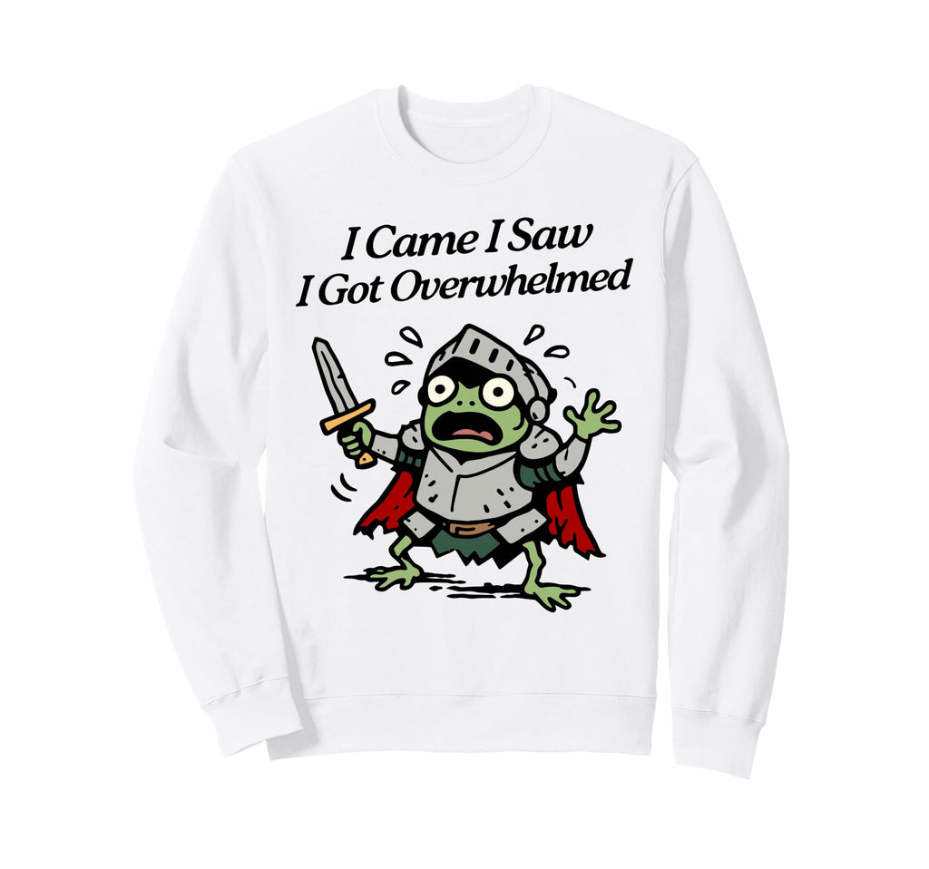 I Came I Saw I Got Overwhelmed Sweatshirt - Streetwear Style Men Women - T-Shirt, Sweatshirt, Hoodie