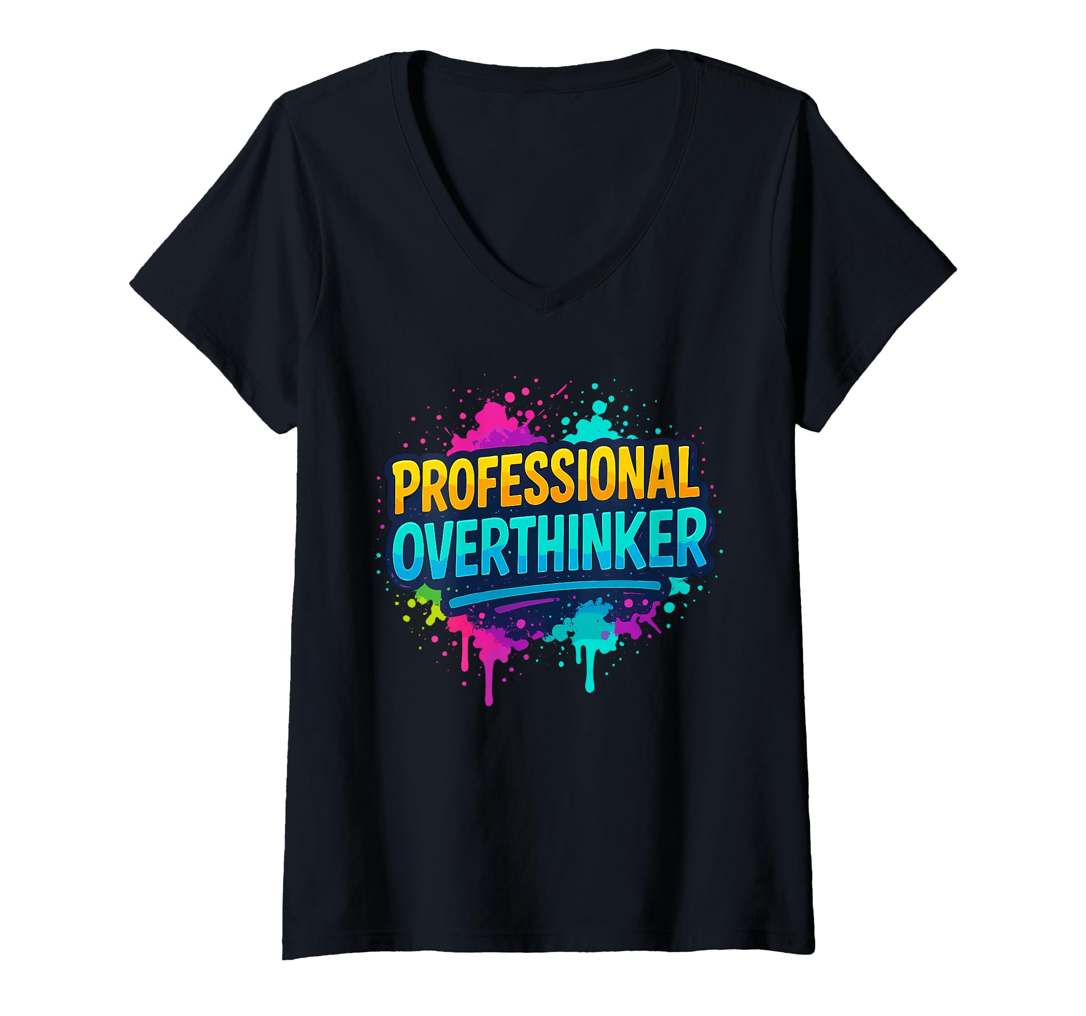 Womens Professional Overthinker Graffiti T-Shirt - Unique Graphic Unisex - T-Shirt, Sweatshirt, Hoodie