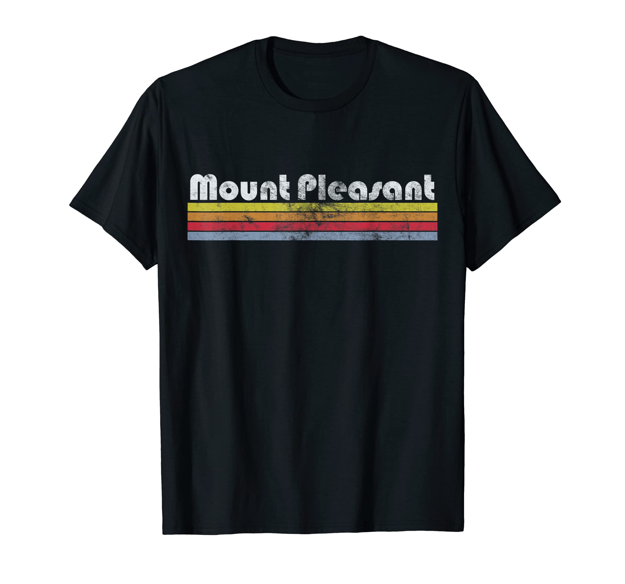Mount Pleasant South Carolina Sc 70S T-Shirt - Fun Novelty Design Unisex - T-Shirt, Sweatshirt, Hoodie