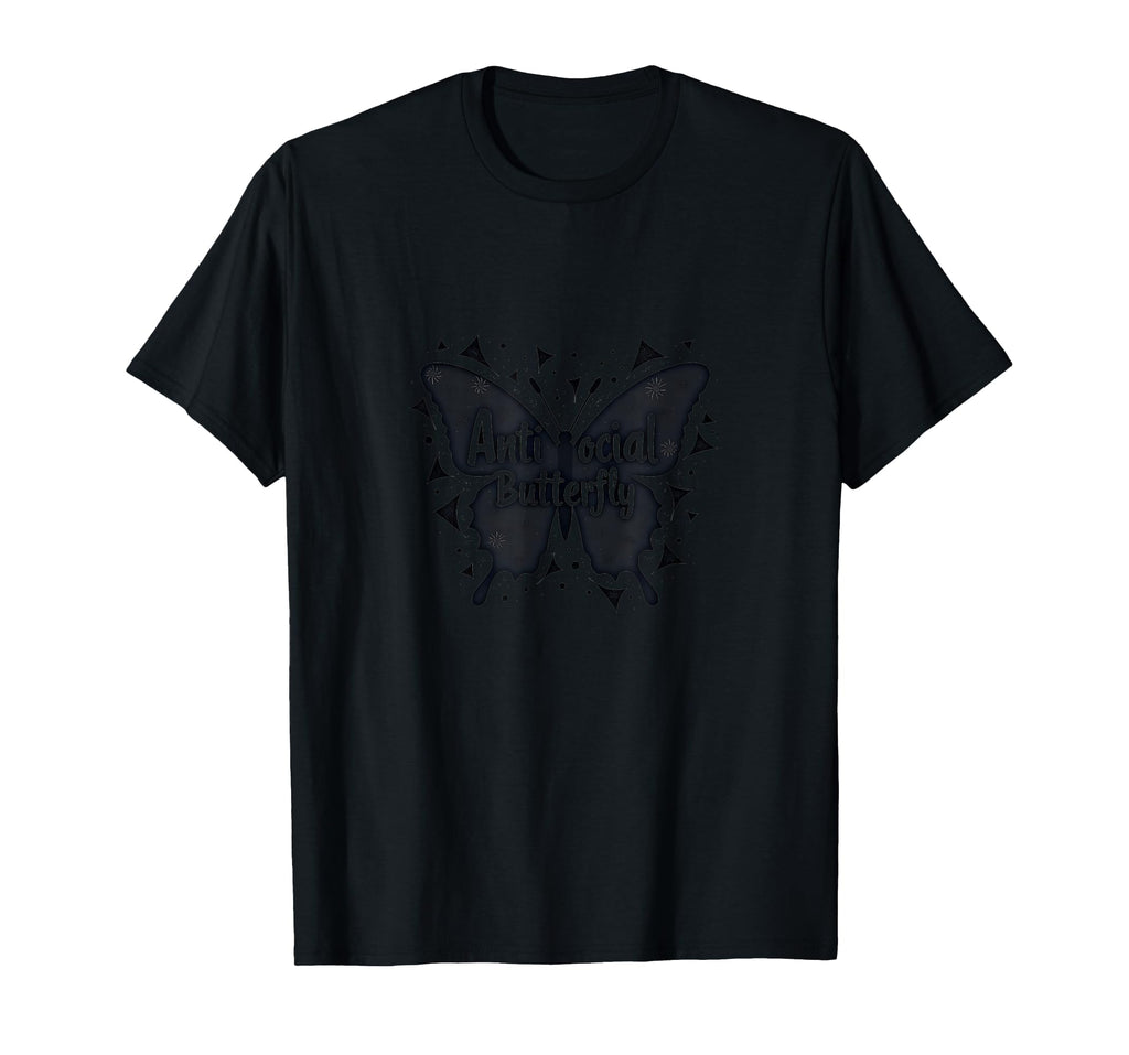 Antisocial Butterfly Ew People T-Shirt - Minimalist Print Unisex - T-Shirt, Sweatshirt, Hoodie