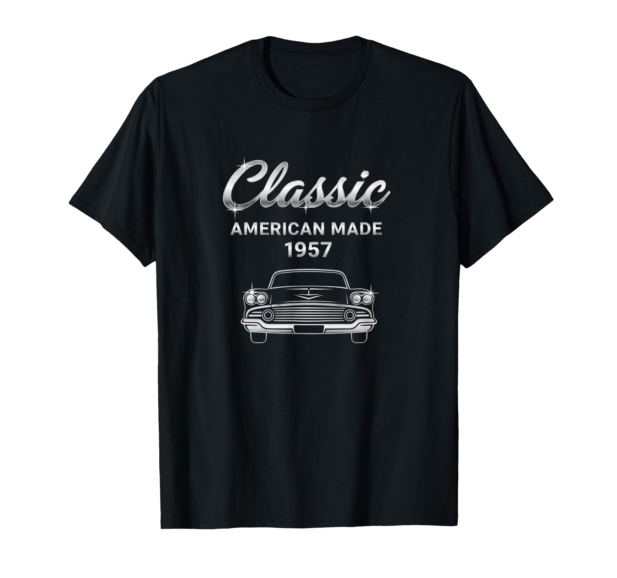 Car American Made 1957 Car T-Shirt - Unique Graphic for Adults - T-Shirt, Sweatshirt, Hoodie