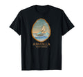 Anguilla West Indies Sailboat T-Shirt - Minimalist Print for Adults - T-Shirt, Sweatshirt, Hoodie