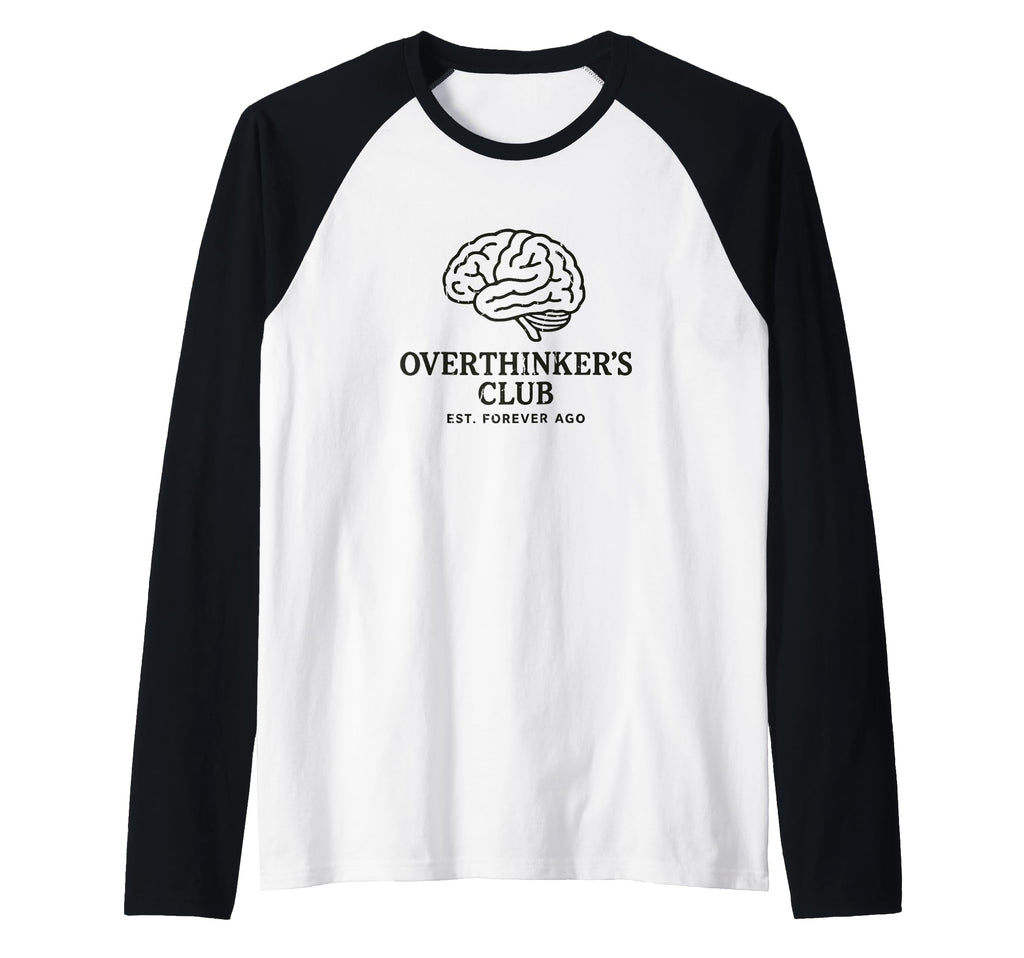 Overthinkers Club Minimalist Brain T-Shirt - Novelty Apparel Men Women - T-Shirt, Sweatshirt, Hoodie