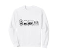 Audio Gear Vinyl Lover Record Player Sweatshirt - Graphic Print for Adults - T-Shirt, Sweatshirt, Hoodie