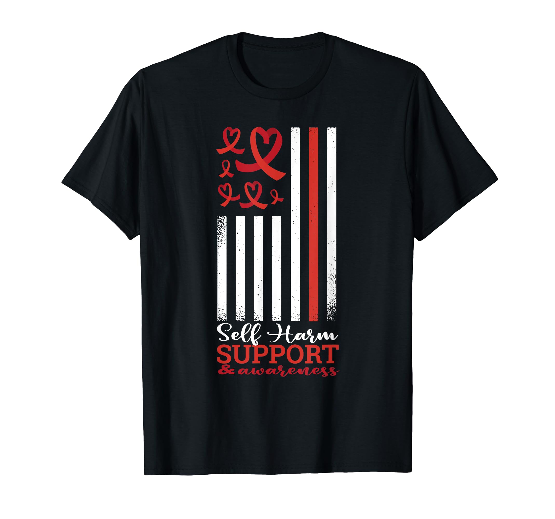 Self Harm Awareness Support Mental T-Shirt - Trendy Graphic Men Women - T-Shirt, Sweatshirt, Hoodie